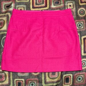 J. Crew Fuchsia Mini Skirt